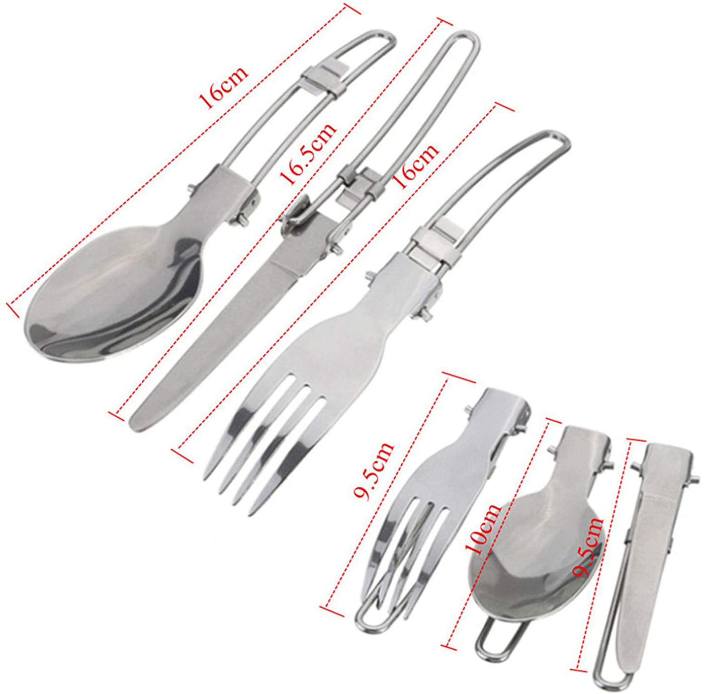 Camping Cookware Set, Lightweight and Compact Super Portable Backpack Cooking Set, High-Grade Hard Aluminum Alumina Material