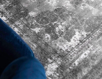 Unique Loom Sofia Collection Area Traditional Vintage Rug, French Inspired Perfect for All Home Décor, 2' 0 x 13' 0 Runner, Blue/Light Blue
