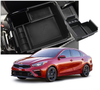 Center Console Accessory Organizer for 2020 2021 Forte, ABS Material Armrest Box Insert Tray Glove Secondary Storage Box