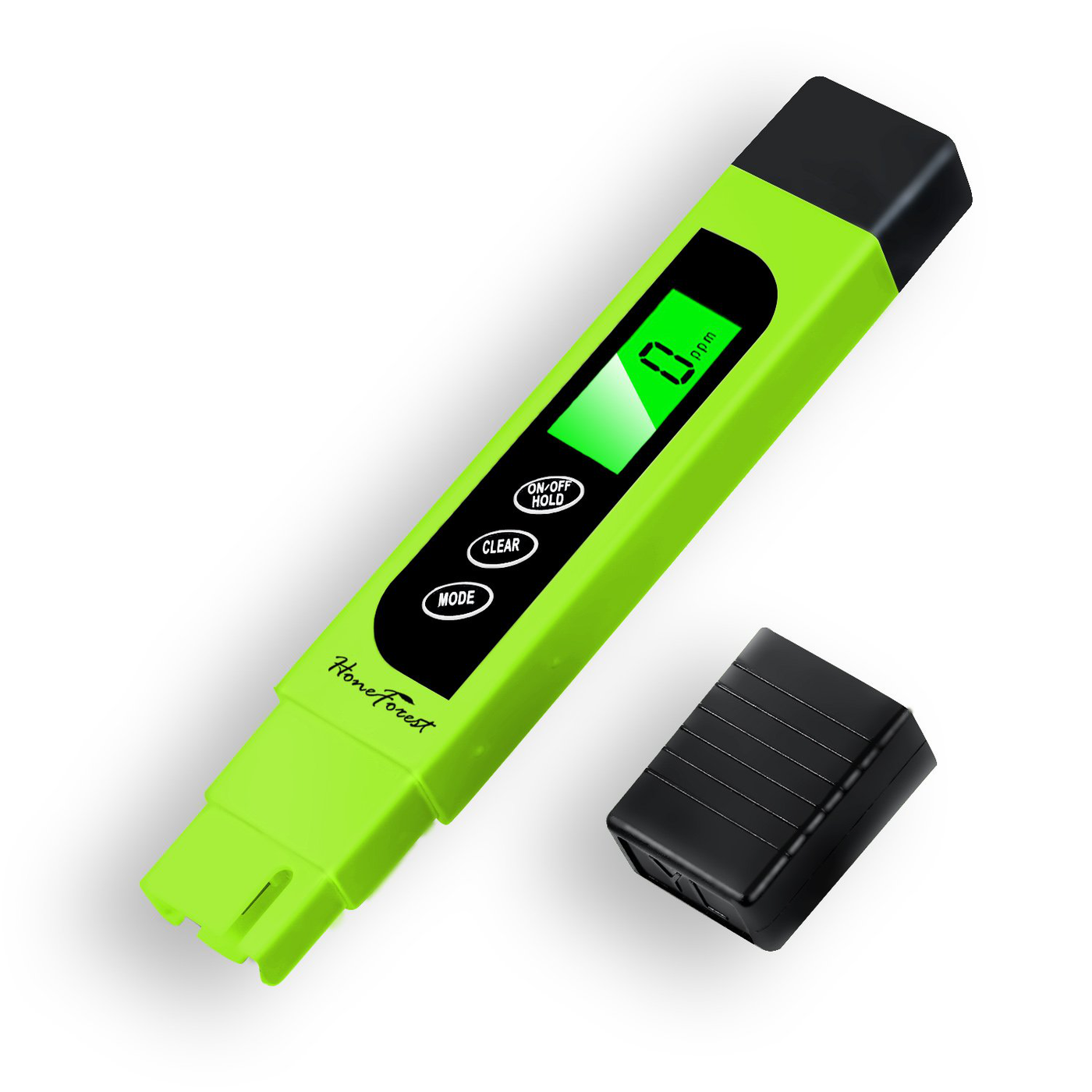 Digital TDS-Meter, Accurate and Reliable, HoneForest TDS, EC & Temp Meter 3 in 1, 0-9990ppm, Ideal Water-Tester-PPM-Meter(Green)