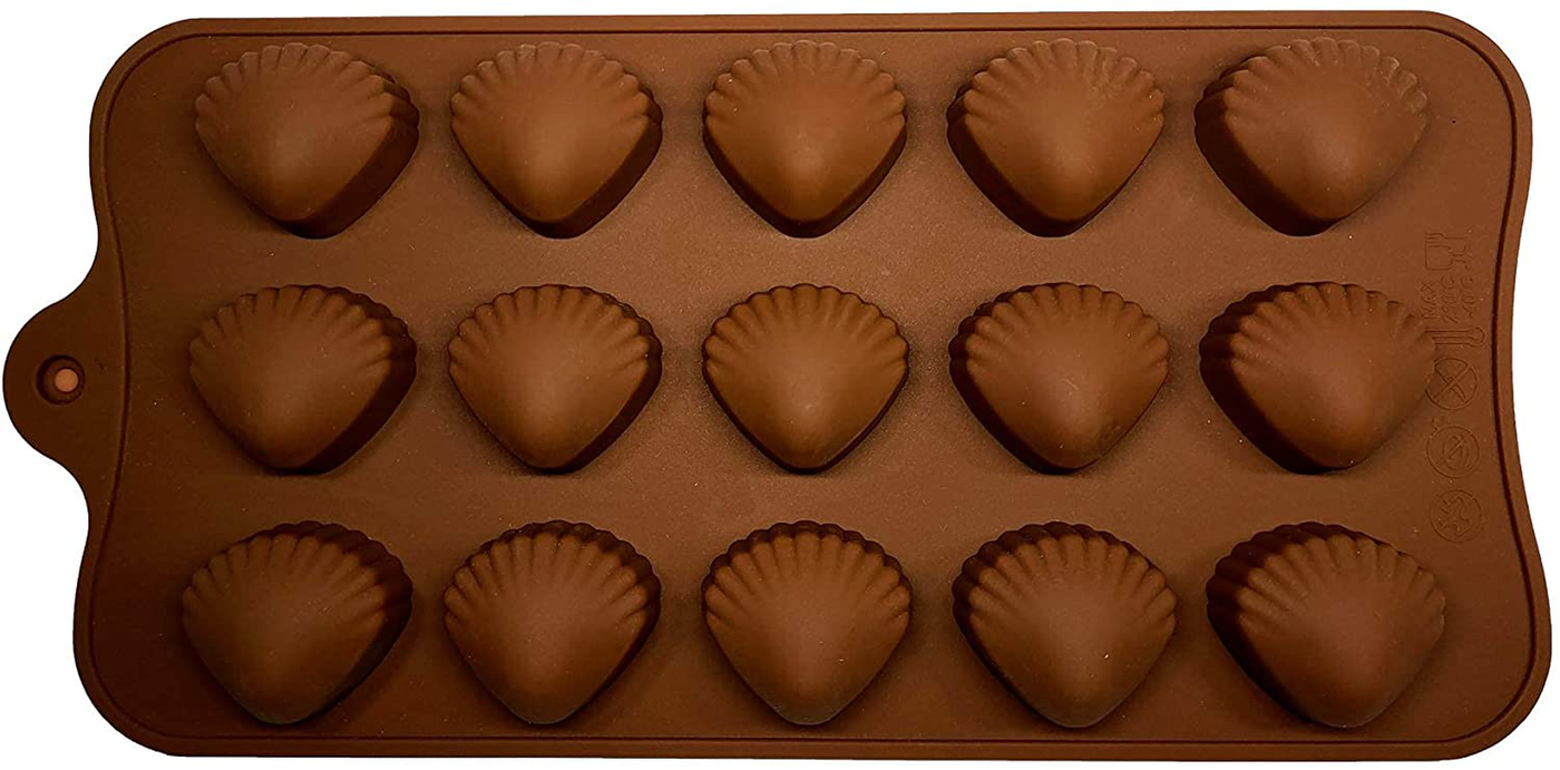 DIY Lovely Shell Silicone Chocolate Mold Fondant Cake Decorating Tools Clay Resin Art Moulds