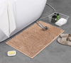Chenille Bathroom Rug Mat, Soft Absorbent Microfiber Bathroom Mat, Plush Carpet Mats for Tub Shower Bath Room Floor