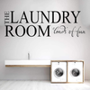 The Laundry Room Loads of Fun Vinyl Wall Decal Decor Art Vinyl Sticker Quote Black 22" x 7.5" Laundry Room Vinyl Wall Decals Saying Signs Wash Dry Wall Stickers for Decoration Supplies Lettering