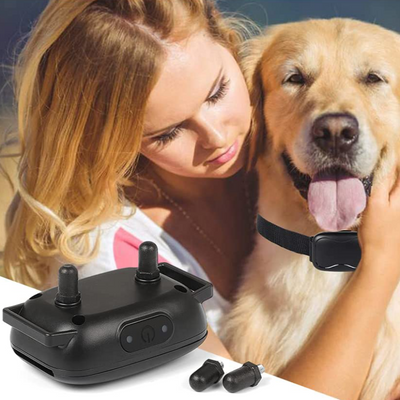 Remote Control Rechargeable Dog Bark Collar with Beep, Adjustable 1 to 6 Shock and Vibration Levels