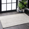 nuLOOM Rigo Hand Woven Farmhouse Jute Accent Rug, 2' 3" x 4', Off-white