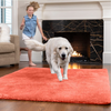 Gorilla Grip Original Ultra Soft Runner Area Rug, 2x8 FT, Many Colors, Luxury Shag Carpets, Fluffy Indoor Washable Rugs for Kids Bedrooms, Plush Home Decor for Living Room Floor, Bedroom, Coral