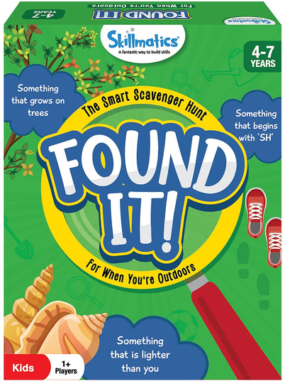 Skillmatics Card Game : Found It Outdoor Edition | Gifts, Stocking Stuffer for Ages 4-7 | Super Fun Family Game | Smart Scavenger Hunt for Kids