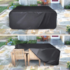 96"x64"x40" Weatherproof Patio Furniture Cover, Anti-UV Rectangular Fit for 6-12 Seats