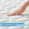 HYLEORY King Mattress Pad Cover Stretches up 8-21" Deep Pocket Ultra Soft Quilted Fitted Cooling Breathable Fluffy Soft Mattress Pad