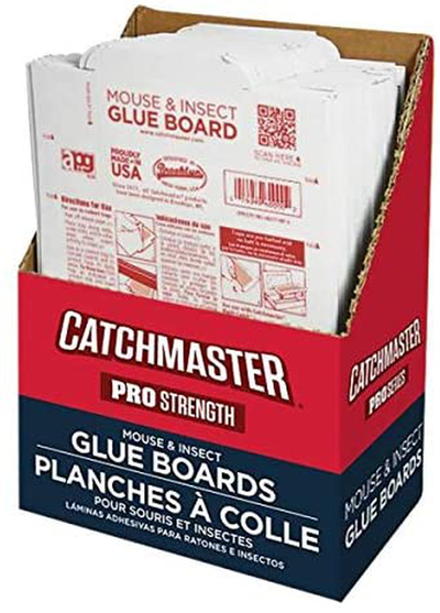Catchmaster 60M Bulk Packed Mouse Insect & Snake Glue Boards 60-Pack