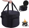 SIRUITON Outdoor Fire Pit Bag Compatible with Outland Firebowl Model 823 870 893, Firebowl Travel Carrying Case for 19-Inch Diameter Propane Gas Fire Pit, Black,Bag Only