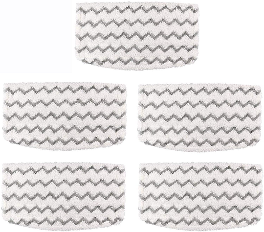 Aunifun 5 Packs Steam Mop Pads Replacement for Shark Steam Mop Hard Floor Cleaner S1000A Shark Vacuum Cleaner S1000A S1000C S1000WM S1001C