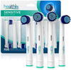 Compatible with Oral-B Electric Toothbrush Sensitive Replacement Head Generic - 8-Pack | Gentle-Action Tooth Brush Heads with Dupont Bristles