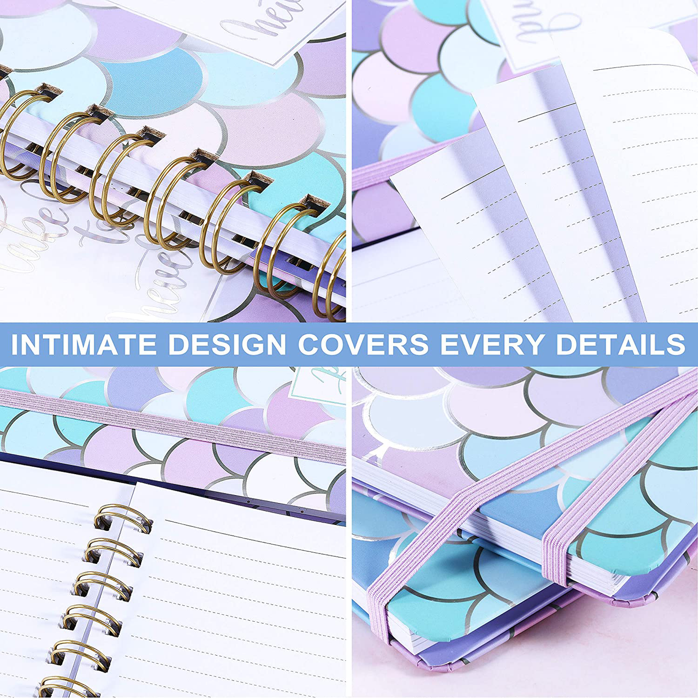 Hardcover Ruled Notebook Journal - Lined Journal with Premium Thick Paper, 8.5" X 6.4"