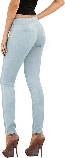 Hybrid & Company Womens Super Comfy Stretch Denim 5 Pockets Jeans