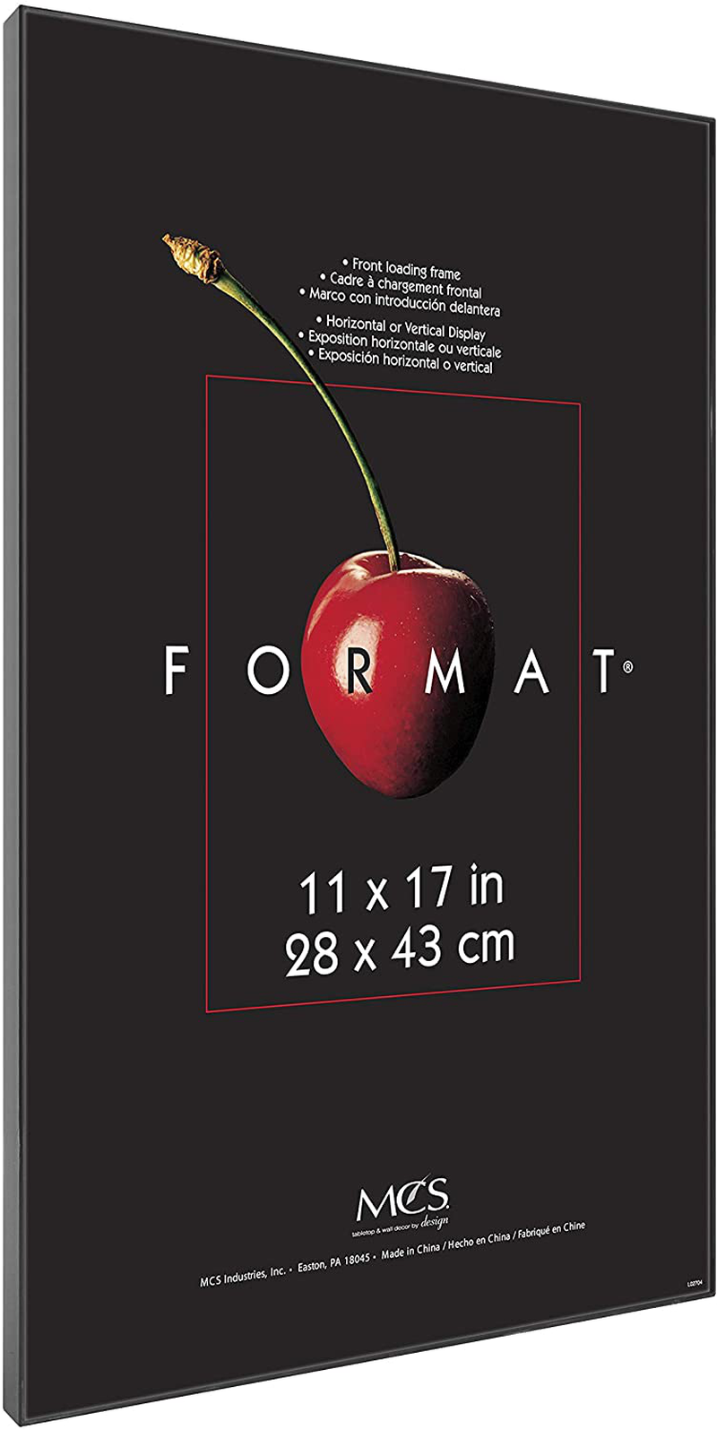 MCS Format Frames, 4 x 4 in, Black