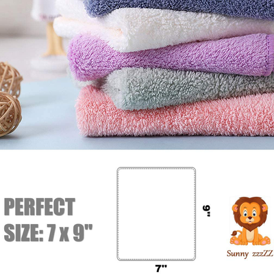 Sunny zzzZZ 24 Pack Kitchen Towels, 10 x 20 Inch Multicolor - Does Not Shed Fluff - No Odor Reusable Dish Towels, Premium Dish Cloths, Super Absorbent Coral Fleece Cleaning Towels