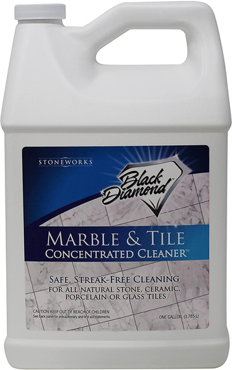 MARBLE & TILE FLOOR CLEANER. Great for Ceramic, Porcelain, Granite, Natural Stone, Vinyl and Brick. No-rinse Concentrate.(1-Gallon)