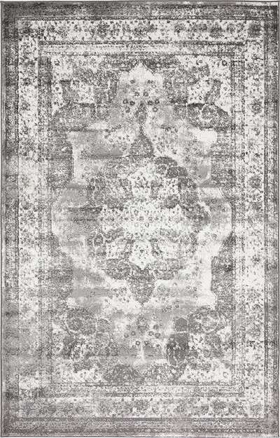 Unique Loom Sofia Collection Area Traditional Vintage Rug, French Inspired Perfect for All Home Décor, 4' 0 x 6' 0 Rectangular, Orange/Yellow