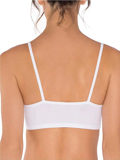 Fruit of the Loom Women's Spaghetti Strap Cotton Pullover Sports Bra