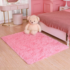 Ophanie Pink Rugs for Bedroom Girls, Kids Baby Shaggy Fluffy Cute Shag Fuzzy Soft Room Carpet, Plush Bedside Indoor Floor Area Rug for Teen Dorm Home Decor Aesthetic, Nursery, 4 x 5.3 Feet