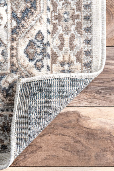 nuLOOM Becca Vintage Tile Runner Rug, 2' 6" x 8', Grey