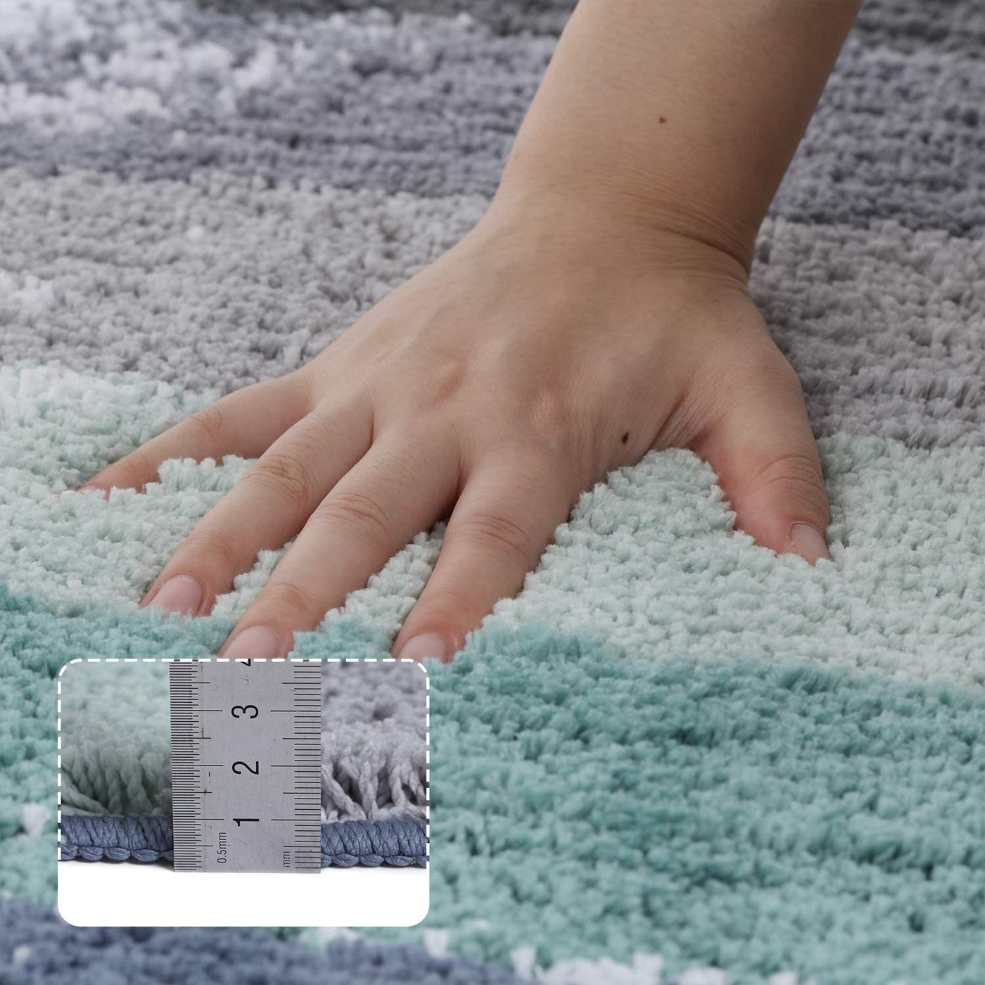 Simple and Soft, Polyester Fiber Carpet, Floor mat into The Bedroom and Living Room