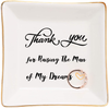 Mother of Groom Gifts From Birde Ring Trinket Dish - Thank You for Raising The Man of My Dreams, Wedding Gifts, Bridal Shower Gifts