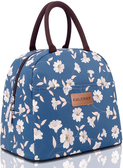 BALORAY Lunch Bag Tote Bag Lunch Bag for Women Lunch Box Insulated Lunch Container (Flower Morning Glory)