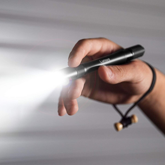 Four Pack of Durable Anodized Aircraft-Grade Aluminum Pen Flashlights 100 Lumens