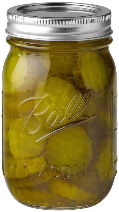 Ball Regular Mouth 16-Ounces Mason Jar with Lids and Bands (12-Units), 12-Pack, AS SHOWN