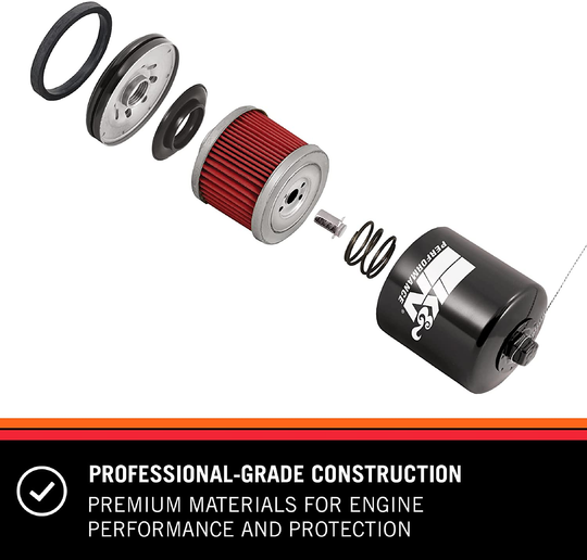 K&N Motorcycle Oil Filter: High Performance, Premium, Designed to be used with Synthetic or Conventional Oils: Fits Select KTM, Husqvarna Vehicles, KN-650