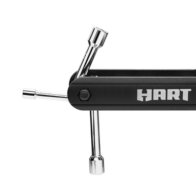 HART SAE 6-Piece Portable Folding Nut Drivers With Durable Housing