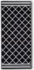 Black Small Moroccan Woven Kitchen Rug 2'x4.3', Printed Diamond Trellis Geometric Pattern Area Rugs for Bathroom Laundry Living Room, Door Mat