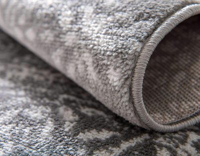 Unique Loom Sofia Collection Area Traditional Vintage Rug, French Inspired Perfect for All Home Décor, 3' 3 x 5' 3 Rectangular, Gray/Ivory