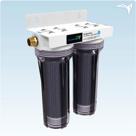 AQUATICLIFE Deionized Spot-Free Car Rinse Unit - Premium Water Deionizer for Car Washing - Spotless Car, RV, and Motorcycle Wash System