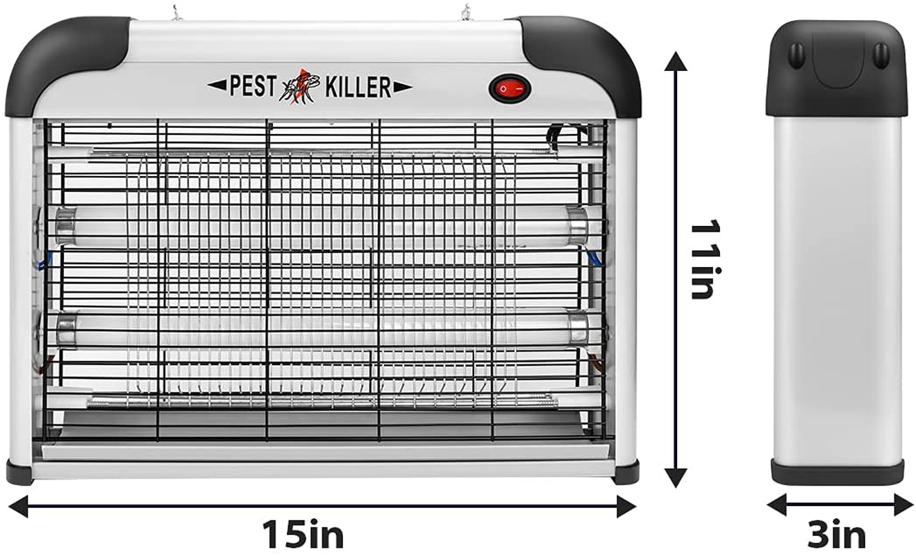 Electric Bug Zapper/Pest Repeller Control-Strongest Indoor 2800 Volt UV Lamp Flying Fly Insect Killer Mosquitoes Files Killer Repellent Traps Eliminator Catcher Lure Zap Kills Mosquito