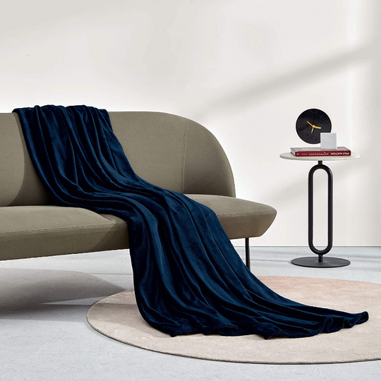 Microfiber Sleep Zone Lightweight Flannel Fleece Blanket Throw 