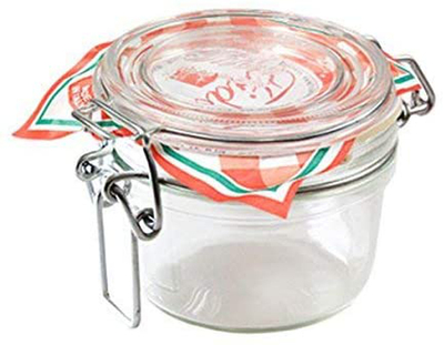 Bormioli Rocco Fido Preserving Jar 125ml Round Glass Dessert Glass Appetiser Glass Preserving Glass Storage Jars