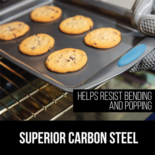 Multipack Gorilla Grip Bakeware Sets, Nonstick, Heavy Duty Carbon Steel