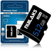 512GB Micro SD Card High Speed Class 10 Ultra Micro SDXC Memory Card for Smartphone Tablet and Drone with Adapter