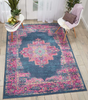 Nourison Passion Blue Modern Area Rug, 5'3" x 7'3", 7 Feet