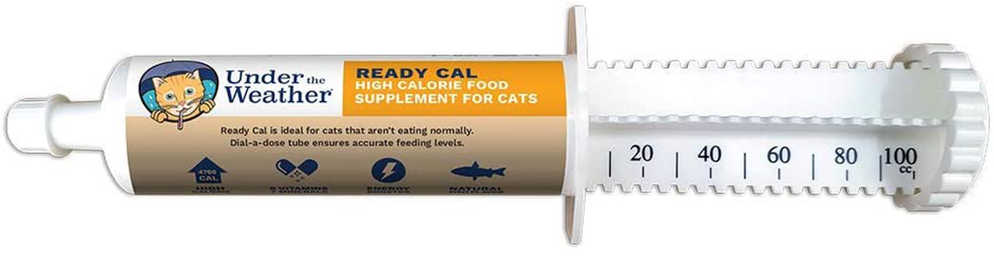 Under the Weather Pets | Ready Cal for Cats & Dogs | High Calorie Nutritional Supplement for Weight Gain & Not Eating | 9 Vitamins, 7 Minerals, Fatty Acids