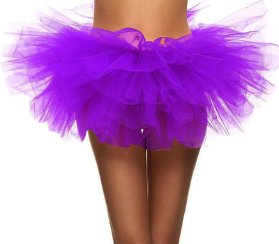 Simplicity Women's Classic 5 Layered Tulle Tutu Skirt