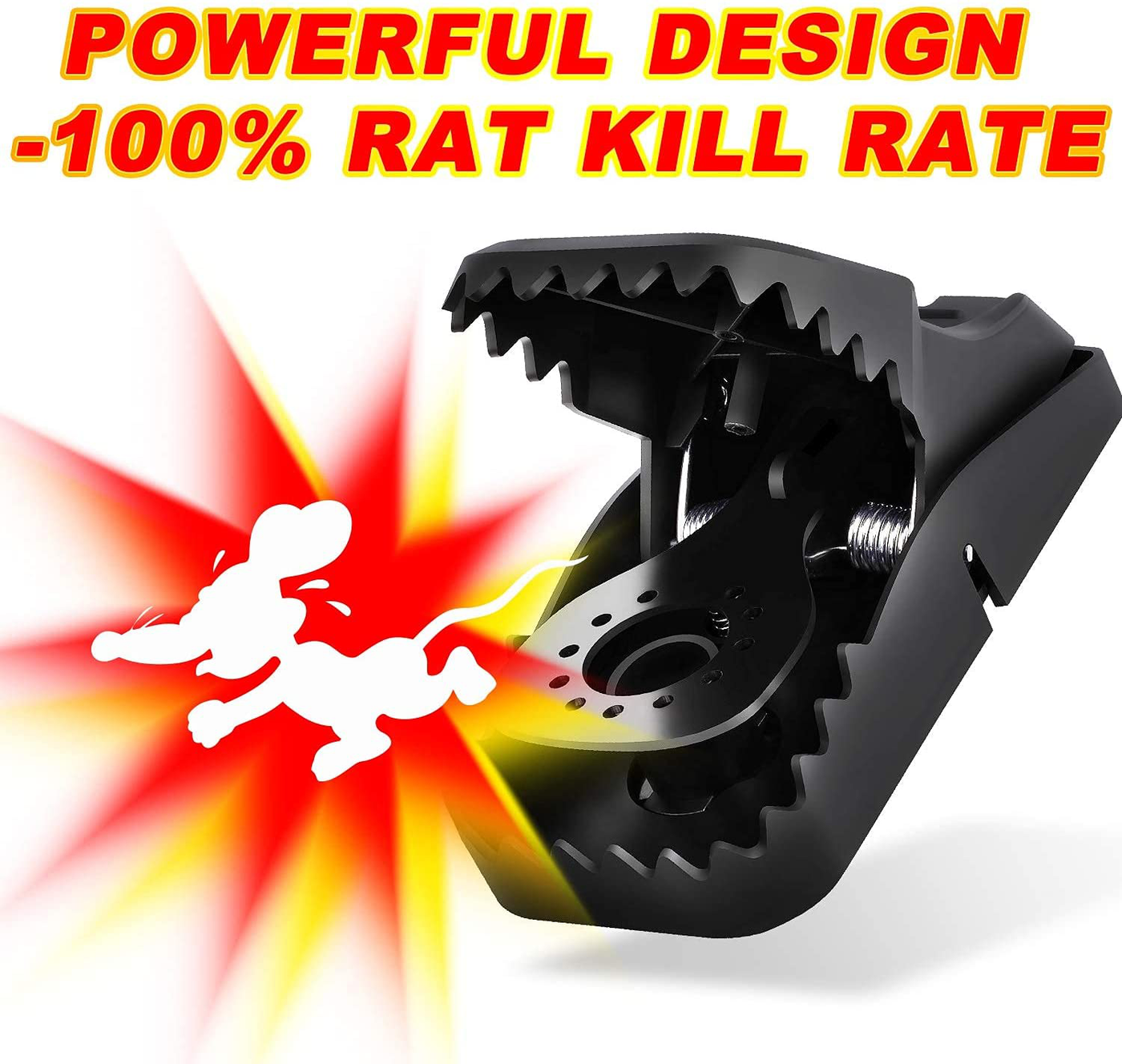 Rat Trap Rat Traps That Work Rat Trap Outdoor Mouse Trap Mouse Traps Indoor Catch and Effective 6 Packs