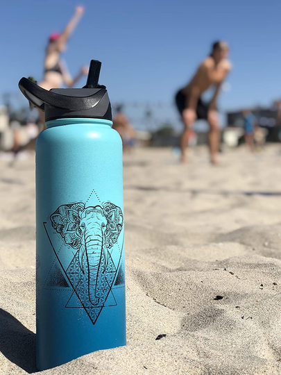 Replacement Straw Lids for Wide Mouth Sports Vacuum Insulated Double Walled Water Bottles