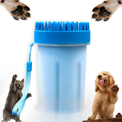 2 in 1 Portable Dog Paw Washer Dog Cleaning Brush Cat Dog Foot Cleaner Cup