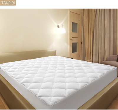 Taupiri Queen Quilted Mattress Pad Cover with Deep Pocket (8"-21"), Cooling Soft Pillowtop Bed Mattress Cover, White