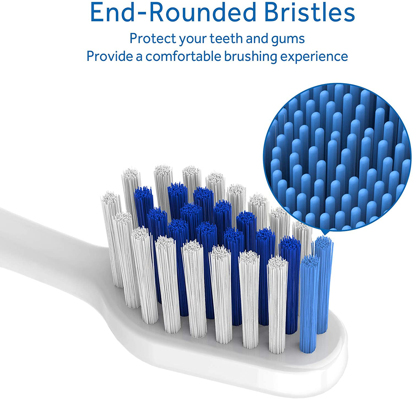 Replacement Brush Heads for AquaSonic Duo Toothbrush, 8-Pack