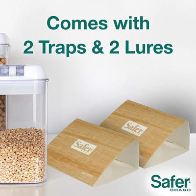 Safer Brand 05140 The Pantry Pest Trap, 2 Moth Traps